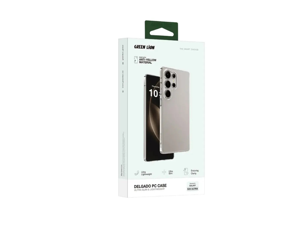 Buy Green Lion Clear PC Case for Galaxy S25 Ultra | in Qatar Buy Green Lion Clear PC Case for Galaxy S25 Ultra | in Qatar